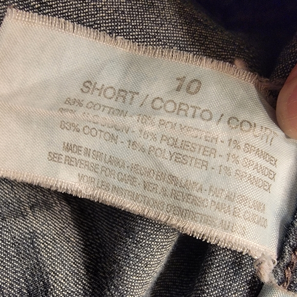 GLORIA VANDERBELT ♡ Super Sweet Vintage Denim Soft Stretchy Short Blue Jeans 10 - Picture 7 of 7